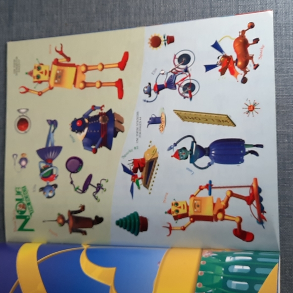 Sticker Book Set Story Storybook Stories Dog Robot Reuseable Stickers Fun Gift - Picture 5 of 10